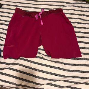 figs majenta joggers